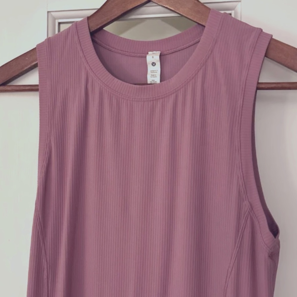 All Aligned Ribbed Midi Dress Size 6